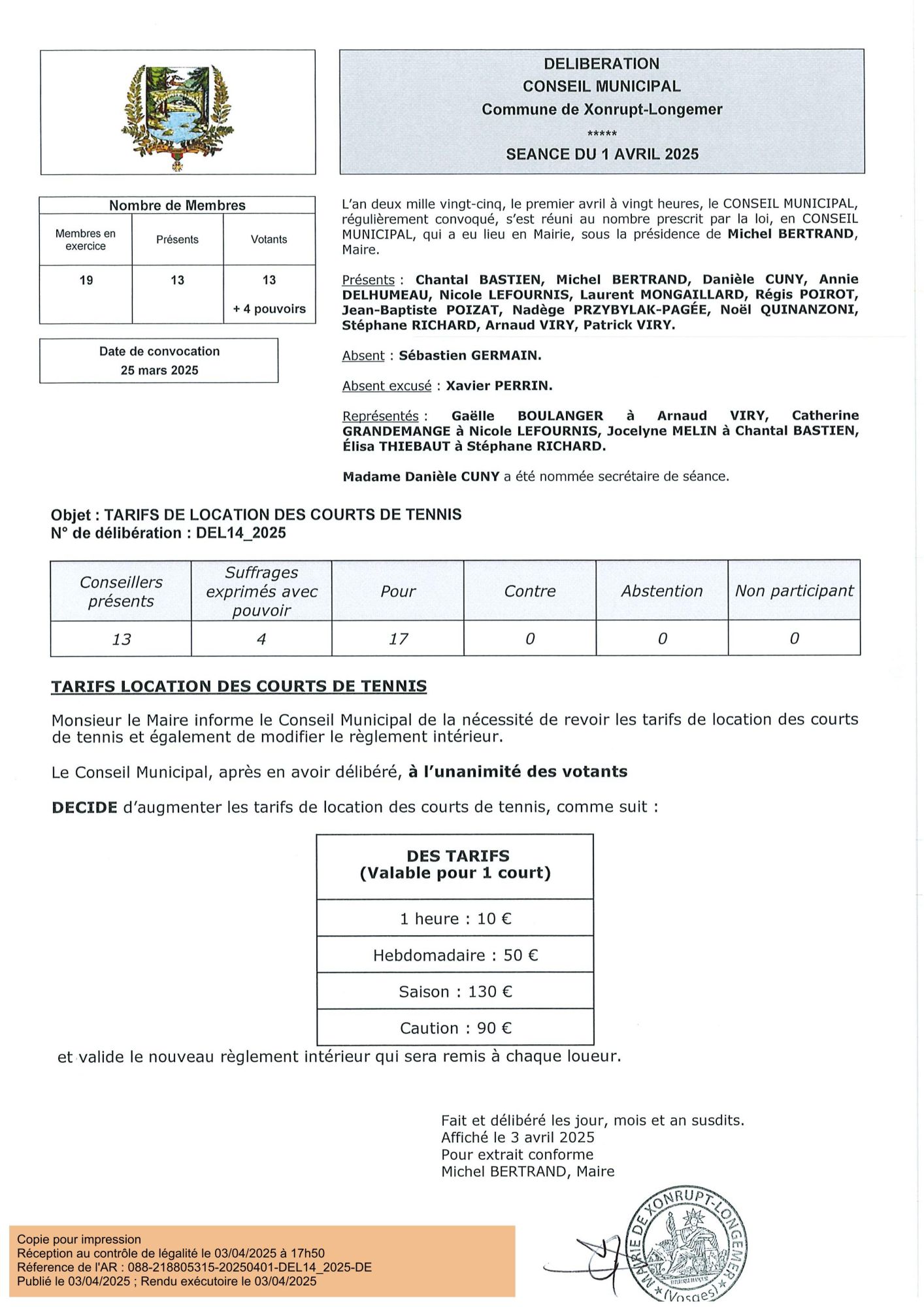 tarifs 2025 tennis tarifs 2025 tennis